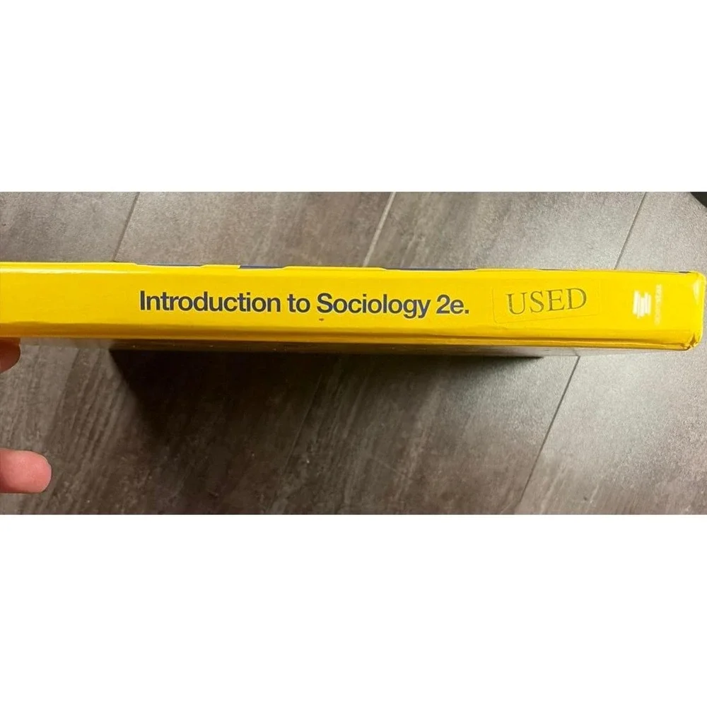 OpenStax Introduction to Sociology 2e Textbook‎ Hardcover Yellow 2nd Edition